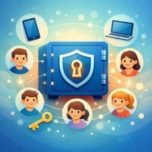 Mehr über den Artikel erfahren Passwortmanager für Familien: Mit Familienkonten und Familientresor einfach und sicher